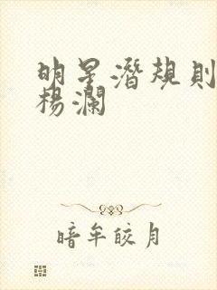 明星潜规则之皇杨澜