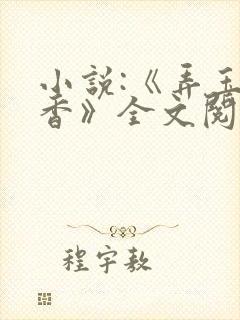 小说:《弄玉偷香》全文阅读