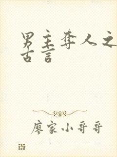 男主夺人之妻的古言