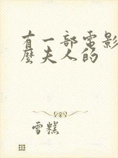 有一部电影叫什么夫人的