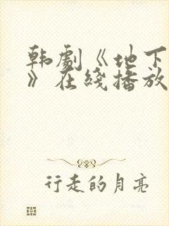 韩剧《地下猎罪》在线播放