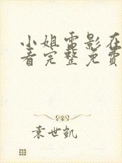 小姐电影在线观看完整免费高清原声