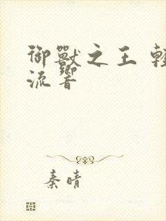 御兽之王 轻泉流响封面