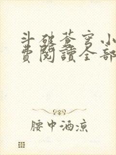 斗破苍穹小说免费阅读全部软件