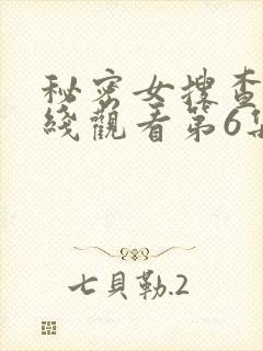 秘密女搜查官在线观看第6集封面