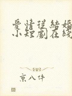 爱情从结婚开始小短剧在线观看