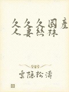 久久久国产精品人妻丝袜