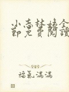 小志林姨全部章节免费阅读