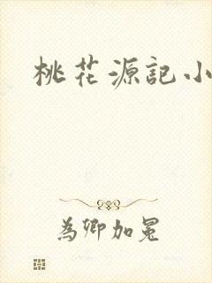 桃花源记小说封面