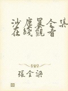 沙尘暴全集高清在线观看