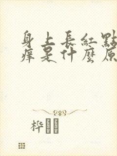 身上长红点有点痒是什么原因