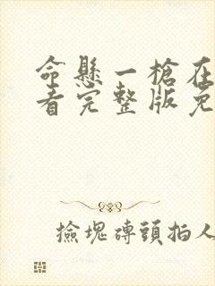 命悬一枪在线观看完整版免费播放