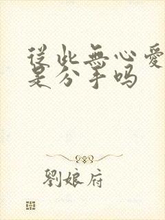 从此无心爱良夜是分手吗