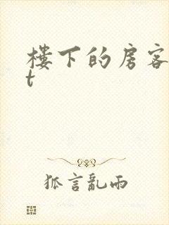 楼下的房客txt