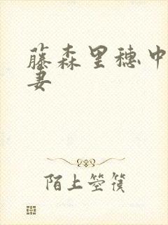 藤森里穗中出人妻