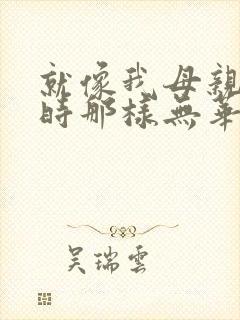 就像我母亲年轻时那样无华封面