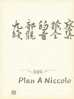 九部的检察官在线观看全集免费播放封面