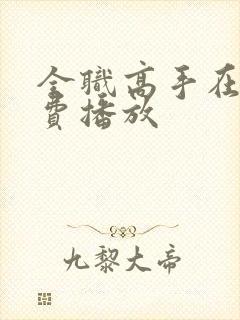 全职高手在线免费播放封面