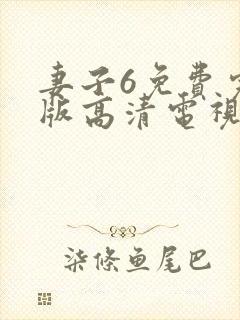 妻子6免费完整版高清电视剧