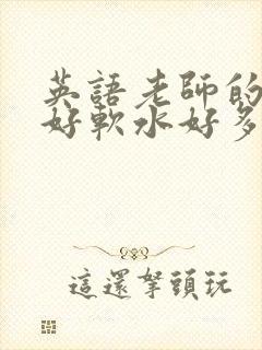 英语老师的兔子好软水好多