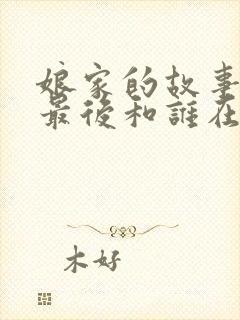 娘家的故事小南最后和谁在一起