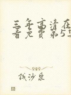三年高清在线观看免费第5集