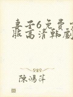 妻子6免费完整版高清韩剧在线观看全集