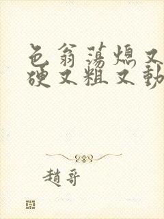 色翁荡熄又大又硬又粗又动态图