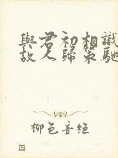 与君初相识恰似故人归策驰影院在线观看