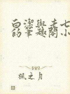 白洁与老七高义的笔趣阁小说封面