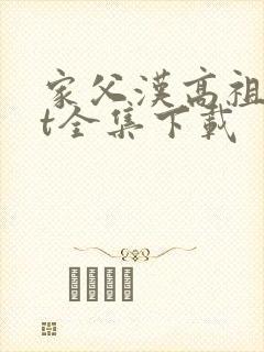 家父汉高祖txt全集下载