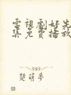 电视剧好先生全集免费播放封面