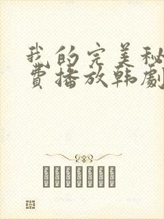 我的完美秘书免费播放韩剧