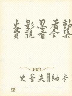 火影忍者动画免费观看全集