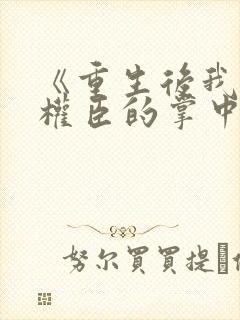 《重生后我成了权臣的掌中娇