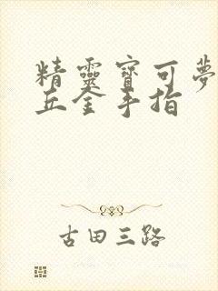 精灵宝可梦皮卡丘金手指