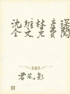 沈维林彦琛小说全文免费阅读