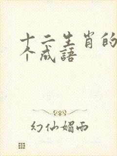 十二生肖的12个成语