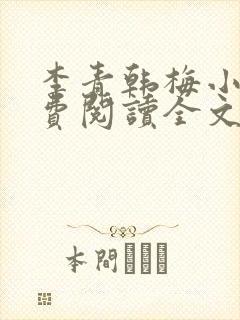 李青韩梅小说免费阅读全文最新章节封面