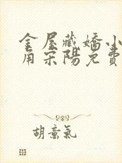 金屋藏娇小说主角宋阳免费阅读全文最新章节