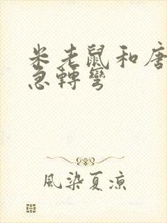 米老鼠和唐老鸭急转弯封面