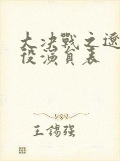 大决战之辽沈战役演员表