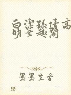 白洁孙倩高义李明笔趣阁封面