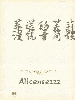 葬送的芙莉莲动漫观看简体中文版