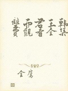 双面君王韩剧免费观看全集高清