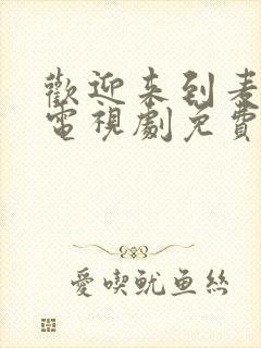 欢迎来到麦乐村电视剧免费观看全集