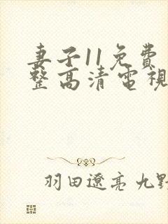 妻子11免费完整高清电视剧