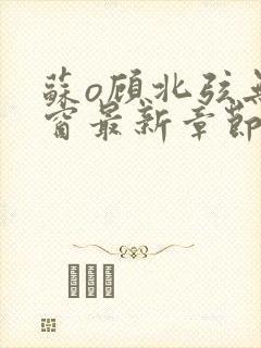 苏o顾北弦无弹窗最新章节封面