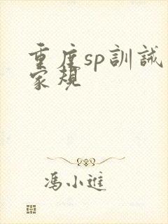 重度sp训诫文家规