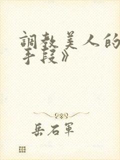 调教美人的百种手段》